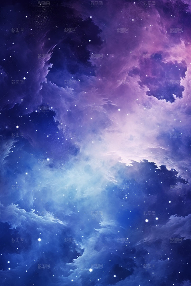 宇宙星空灿烂高清素材