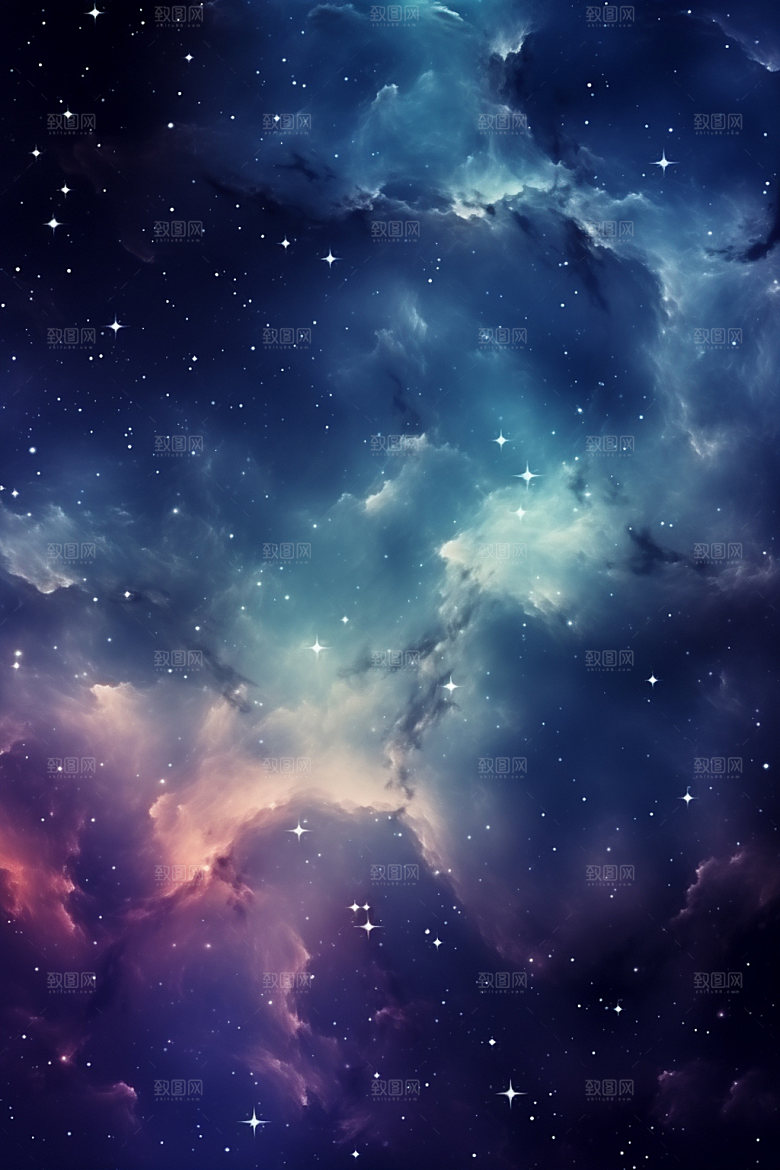 宇宙星空星云未来素材