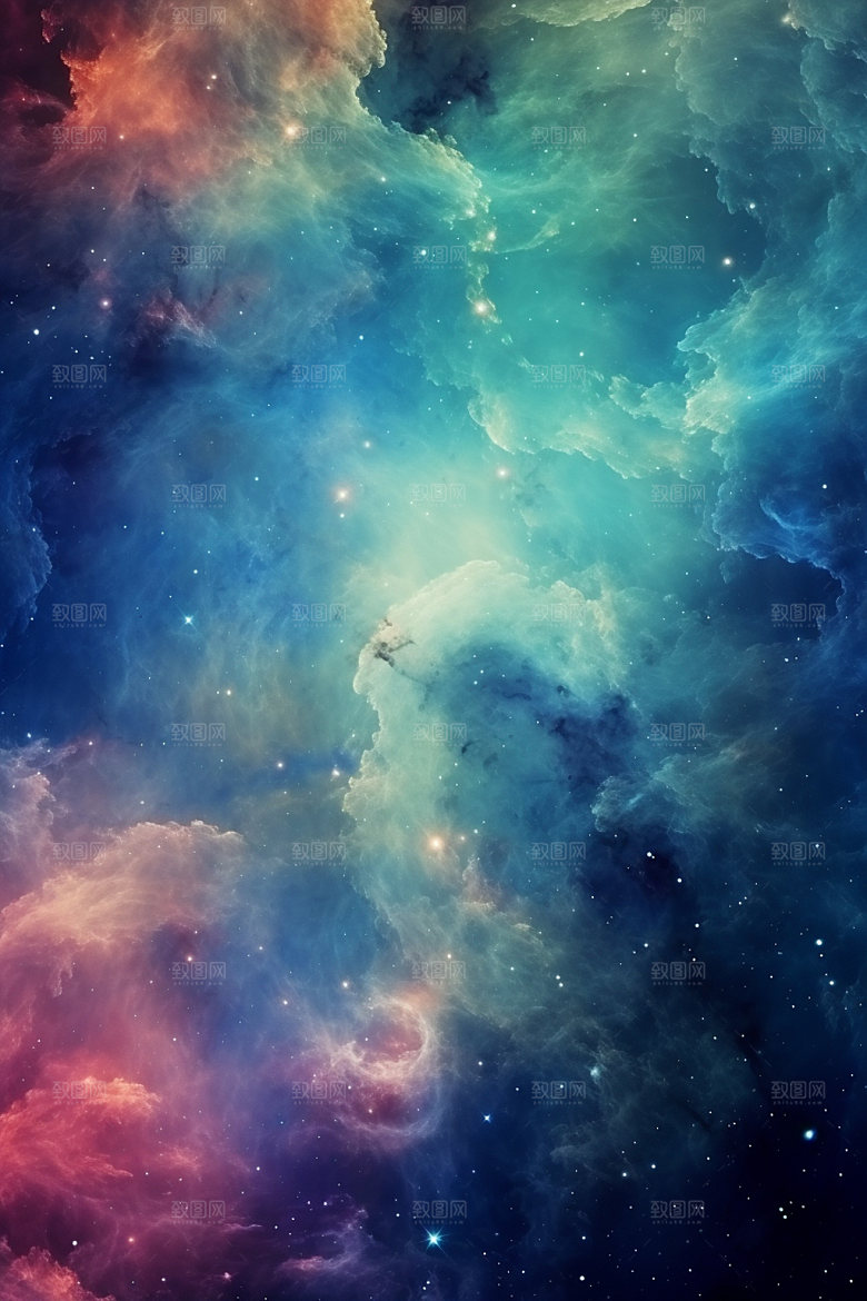 宇宙星空星云未来素材