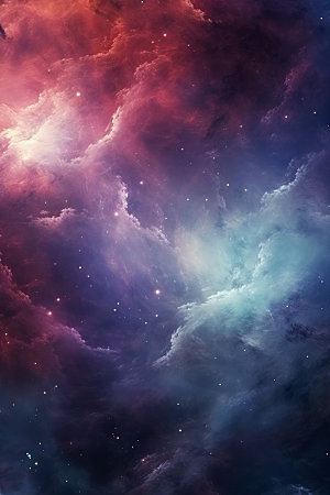 宇宙星空高清夜空素材