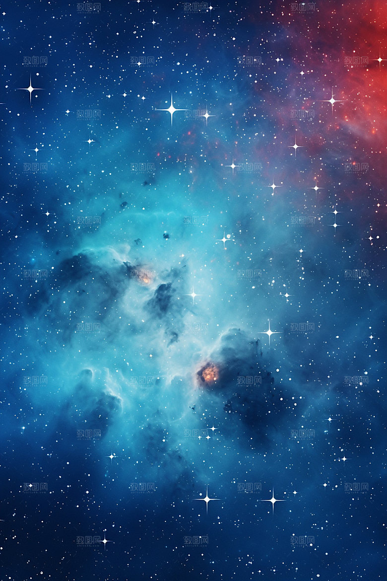 宇宙星空夜空灿烂素材
