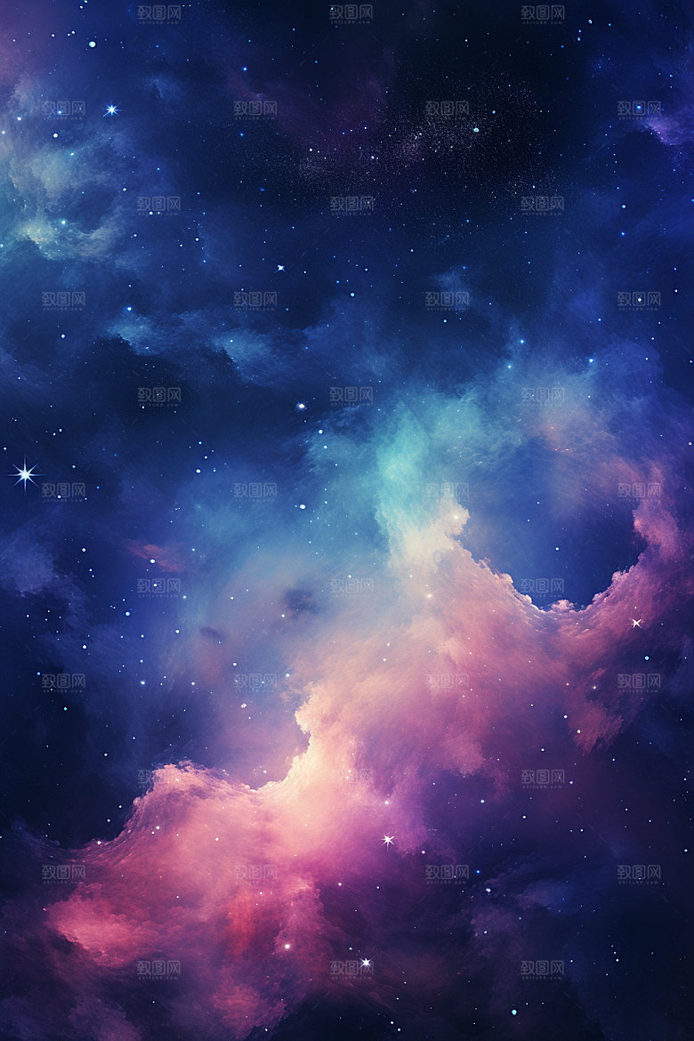 宇宙星空太空灿烂素材