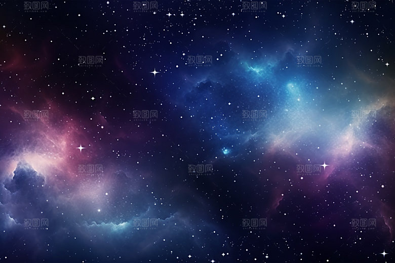 宇宙星空唯美浪漫素材