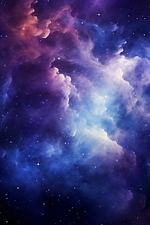 宇宙星空唯美未来素材