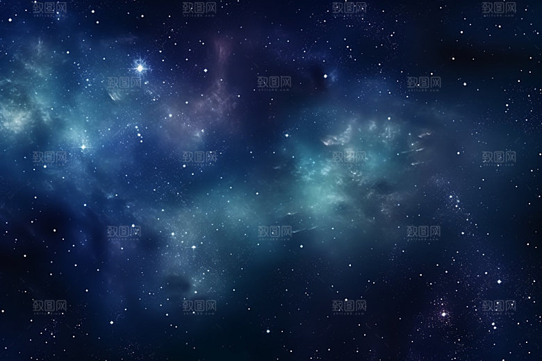 宇宙星空星云灿烂素材