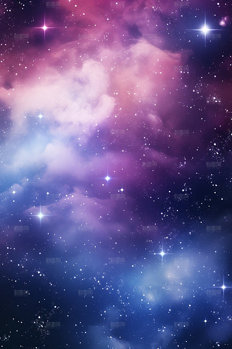 宇宙星空灿烂夜空素材