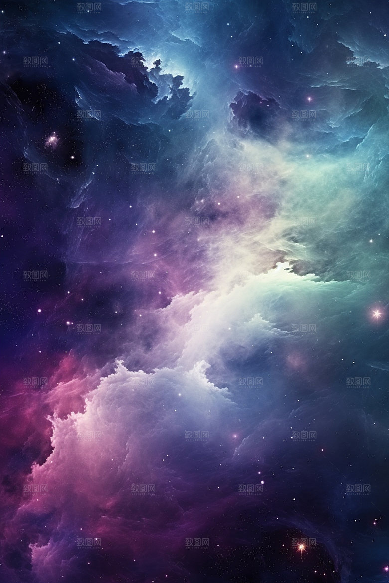 宇宙星空夜空浪漫素材