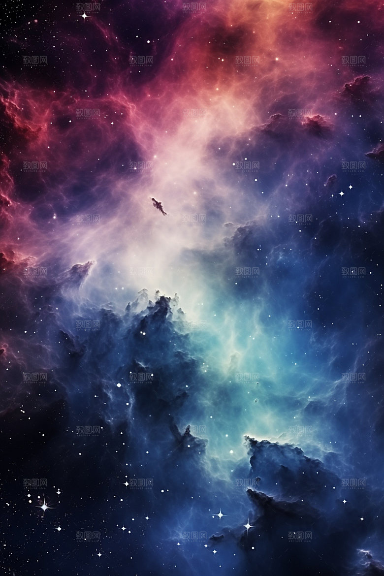 宇宙星空灿烂天空素材