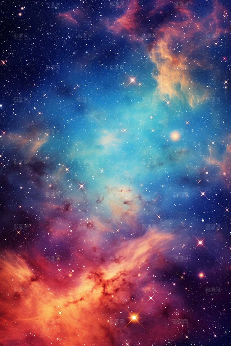 宇宙星空唯美天空素材