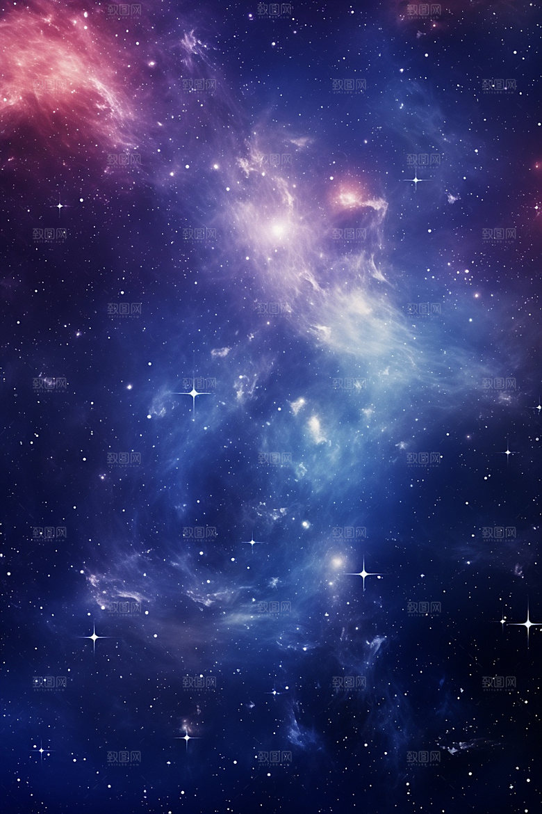 宇宙星空星云唯美素材