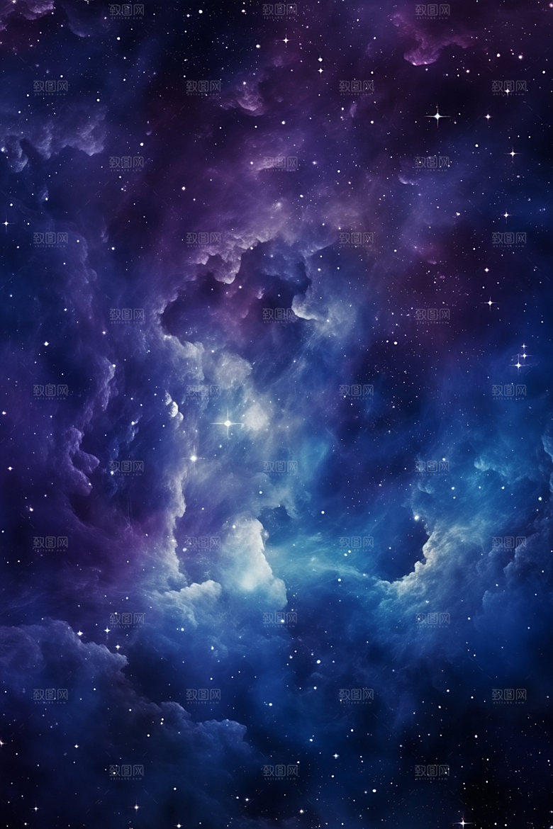 宇宙星空高清灿烂素材