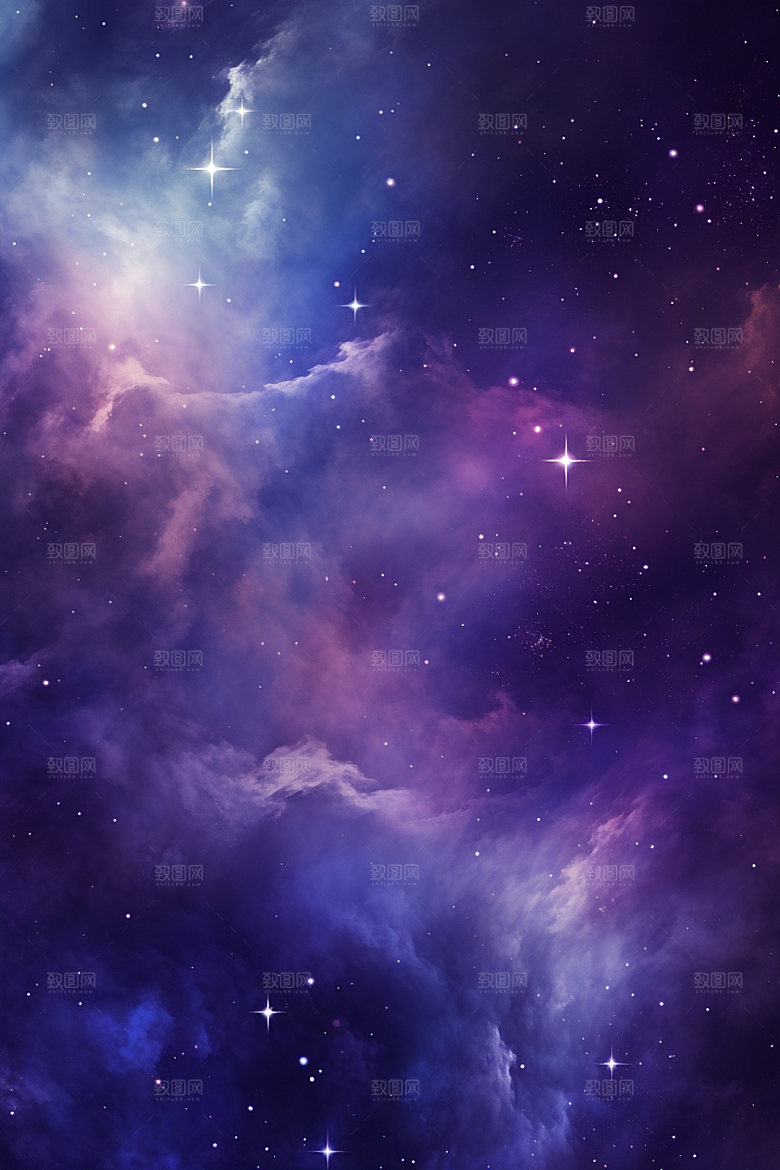 宇宙星空夜空高清素材