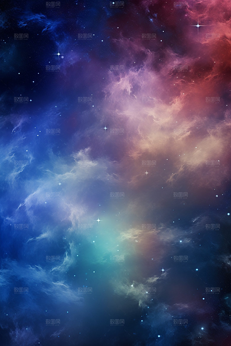 宇宙星空浪漫星云素材