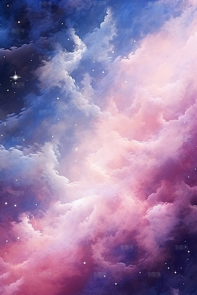 宇宙星空灿烂高清素材