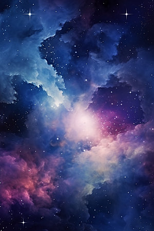 宇宙星空未来天空素材