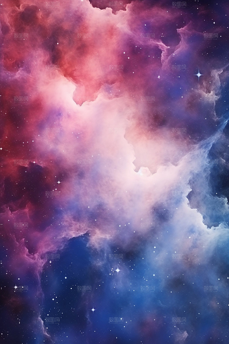 宇宙星空未来灿烂素材