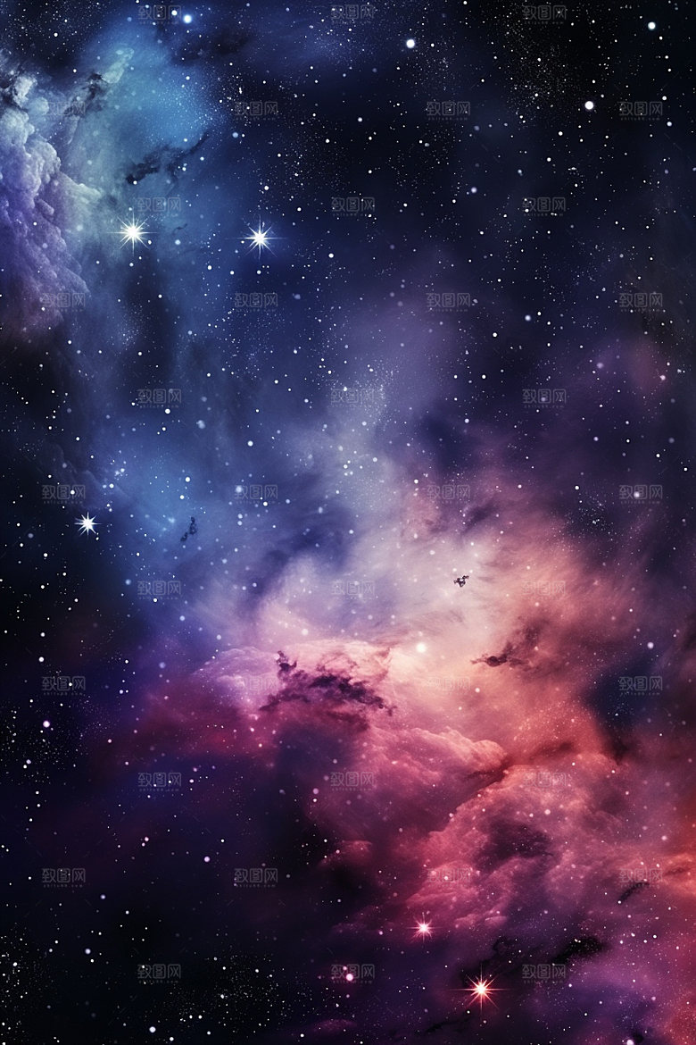 宇宙星空星云浪漫素材