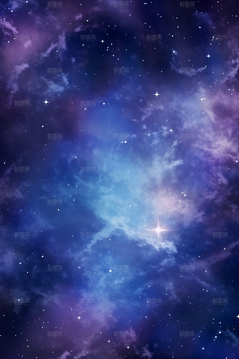 宇宙星空灿烂夜空素材