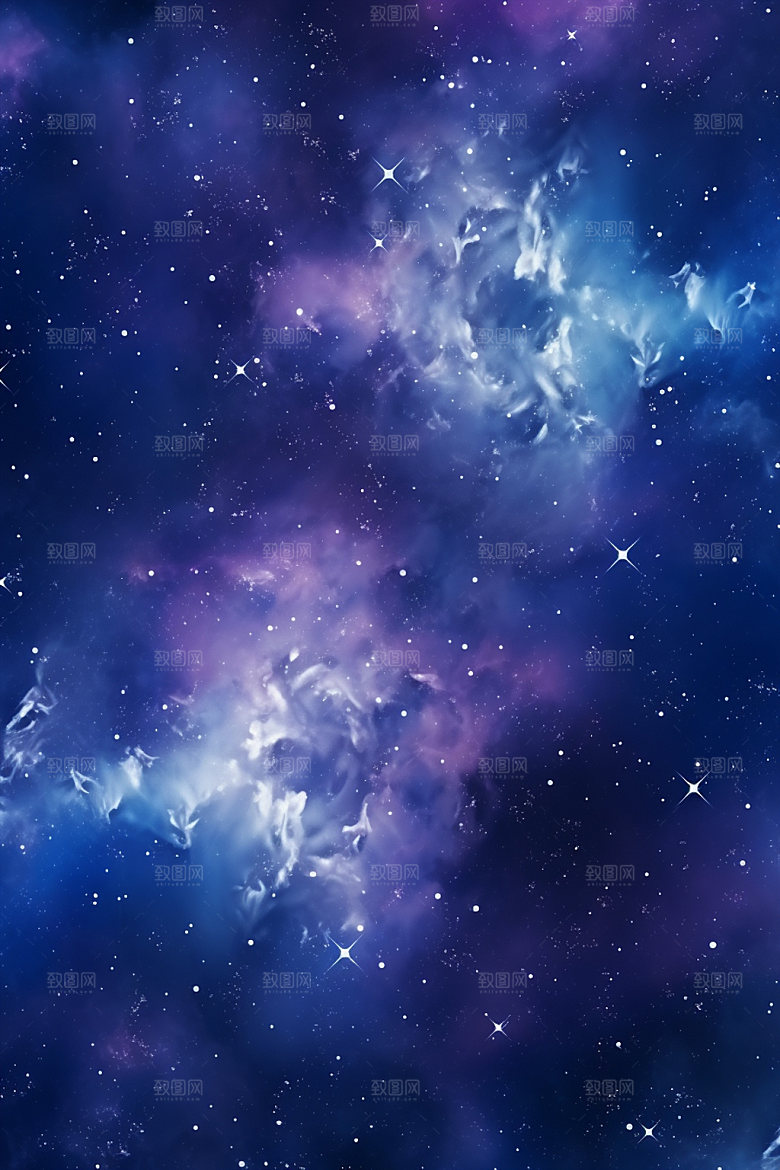 宇宙星空唯美星云素材