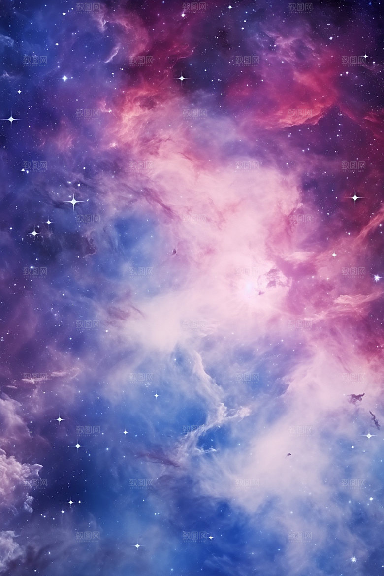 宇宙星空天空灿烂素材