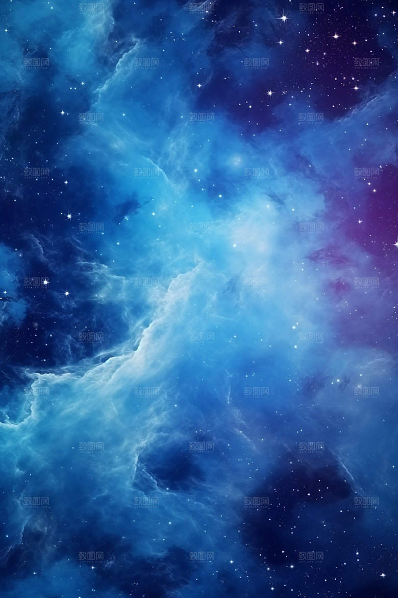 宇宙星空灿烂唯美素材
