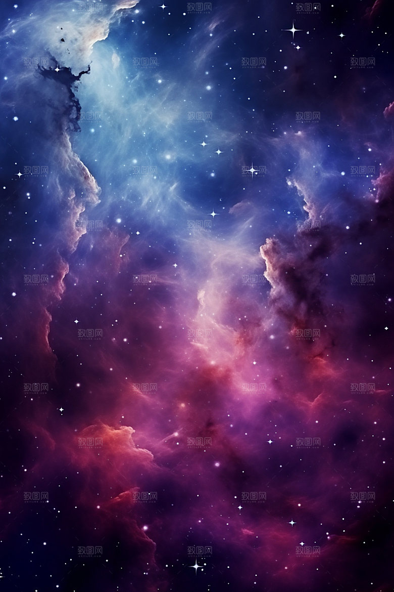 宇宙星空高清天空素材
