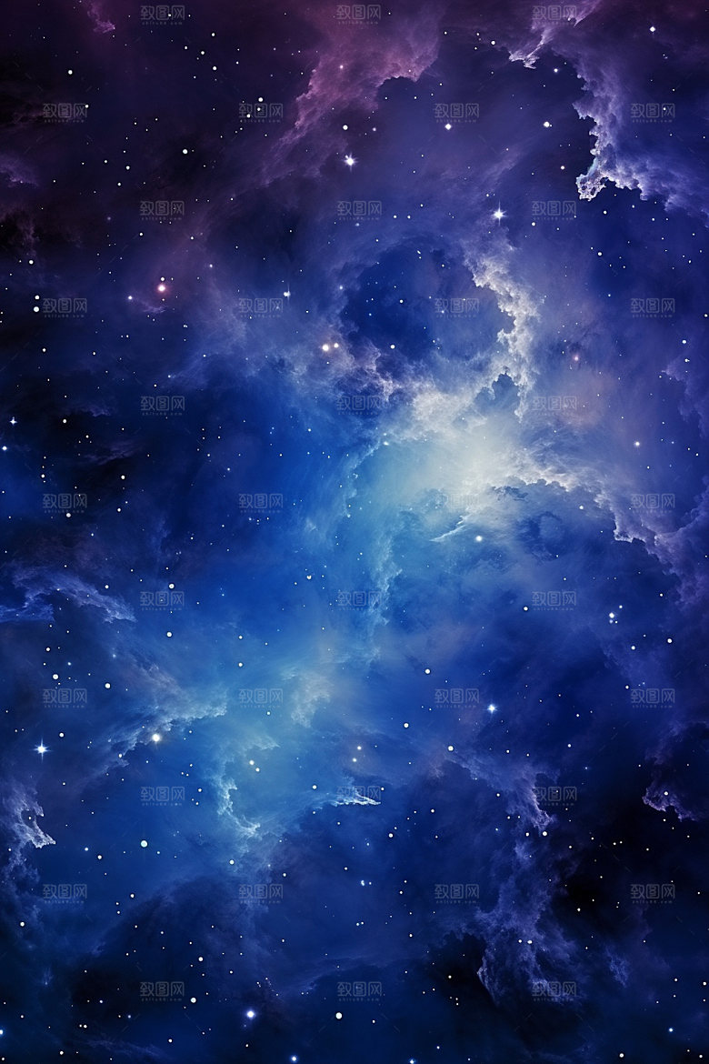宇宙星空浪漫灿烂素材