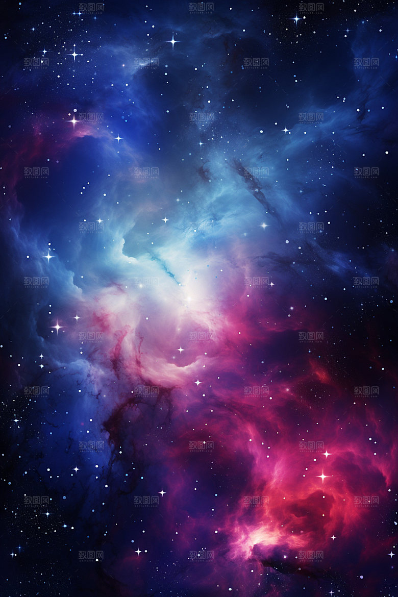宇宙星空夜空灿烂素材