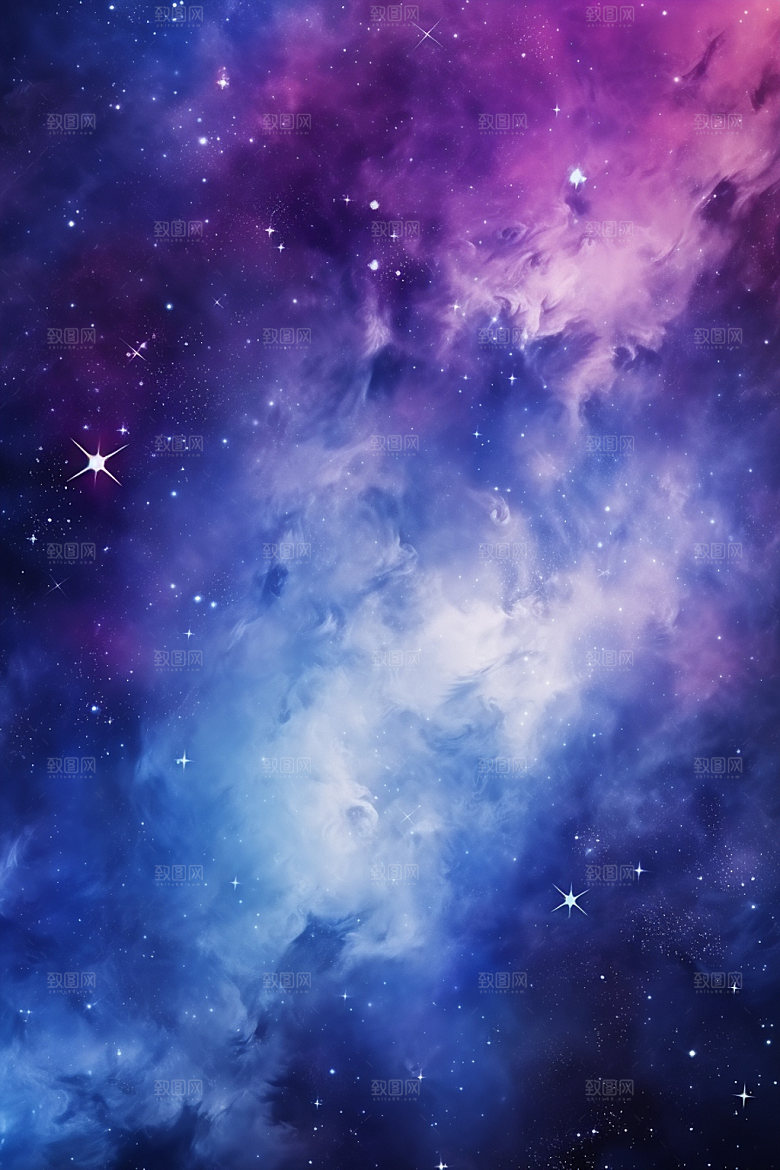 宇宙星空灿烂夜空素材