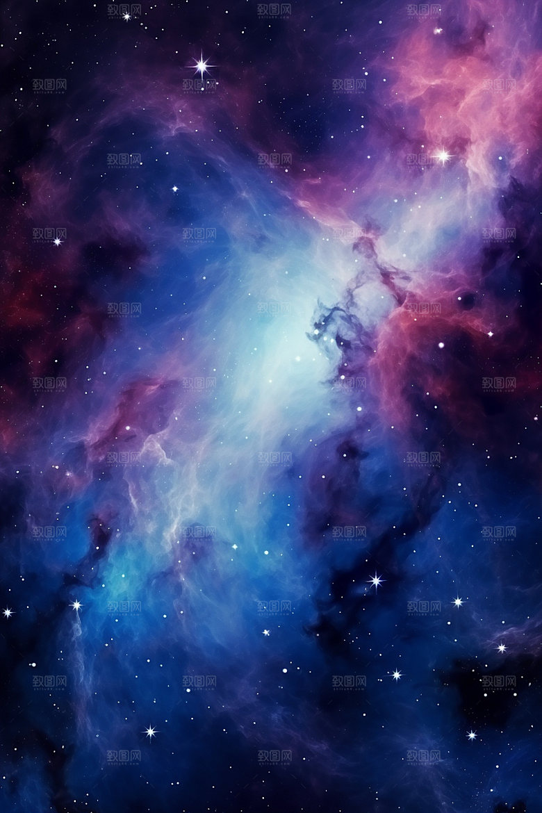 宇宙星空未来星云素材
