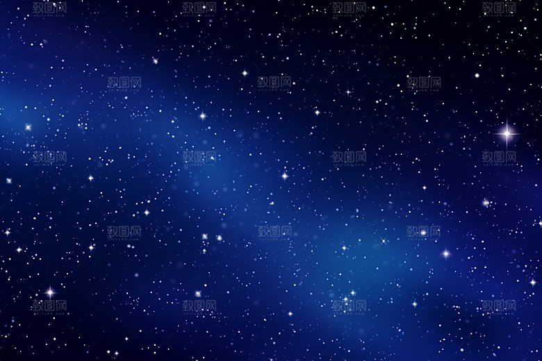 宇宙星空浪漫灿烂素材