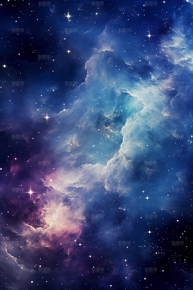 宇宙星空夜空高清素材