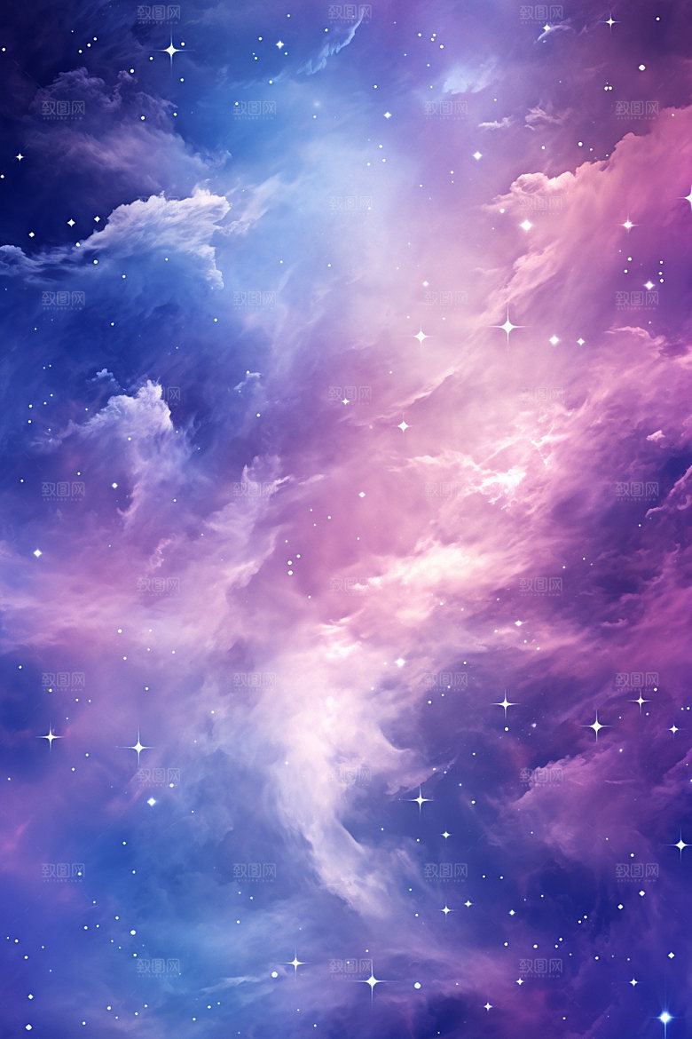 宇宙星空天空唯美素材
