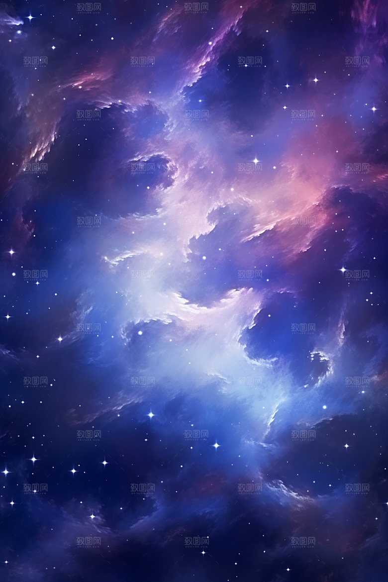 宇宙星空夜空星云素材
