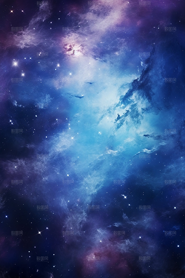 宇宙星空灿烂星云素材