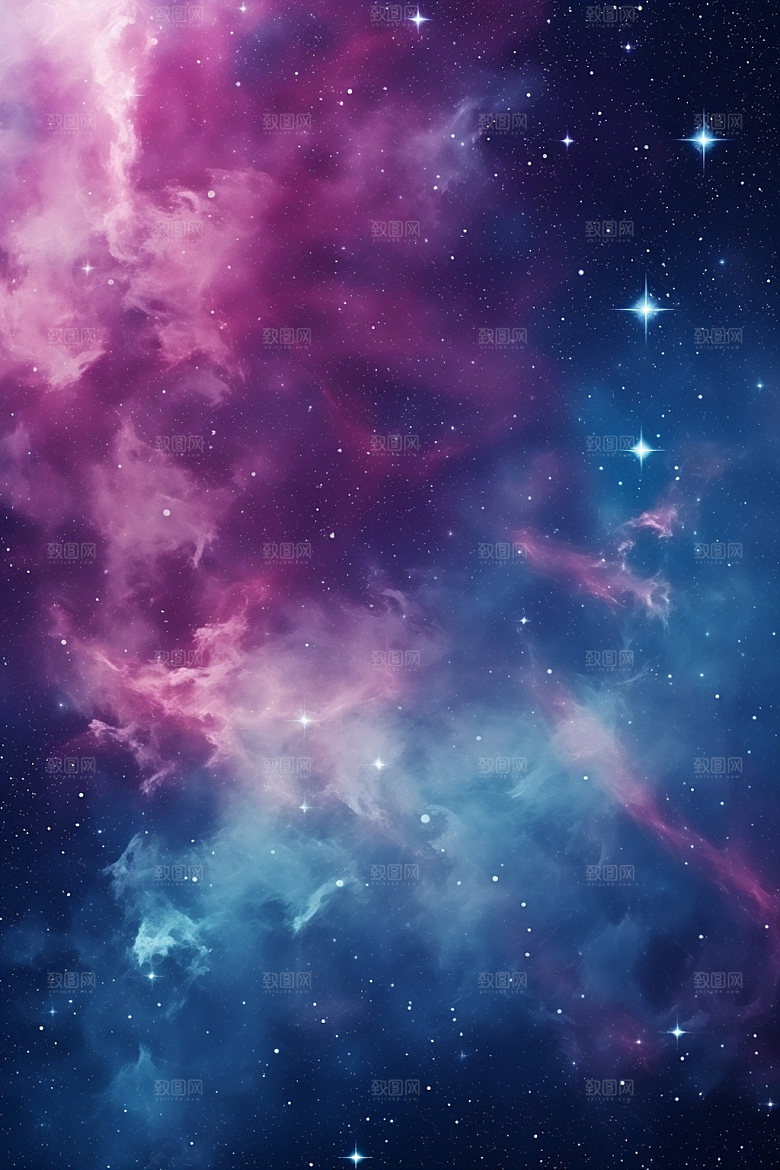 宇宙星空天空灿烂素材