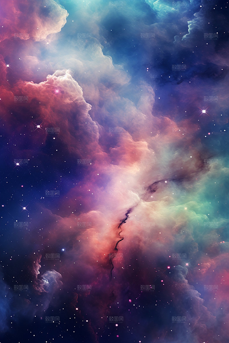 宇宙星空星云高清素材