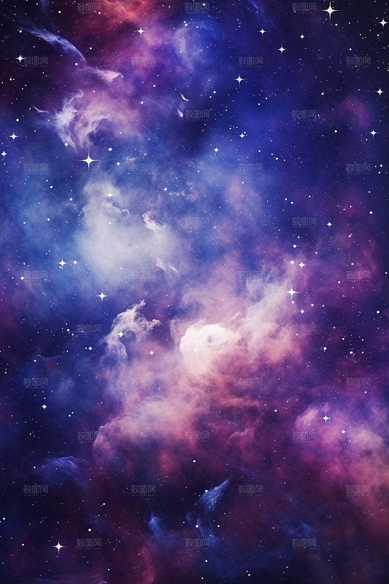 宇宙星空浪漫夜空素材