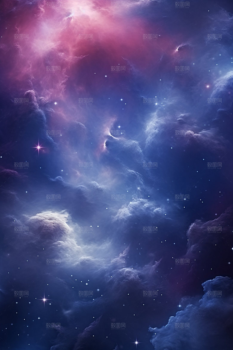 宇宙星空天空唯美素材