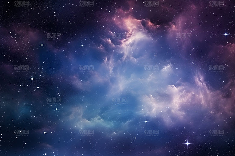 宇宙星空天空灿烂素材