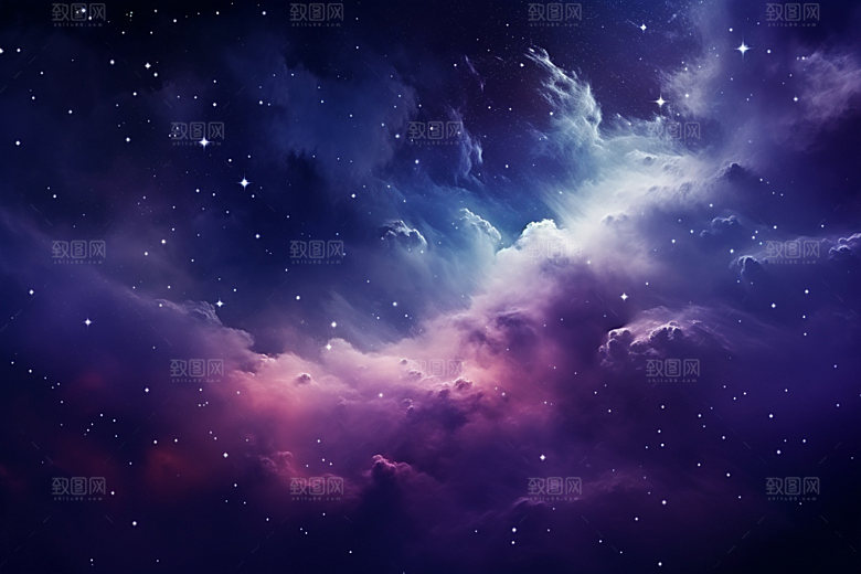 宇宙星空浪漫未来素材