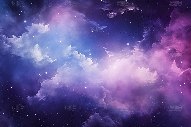 宇宙星空唯美灿烂素材
