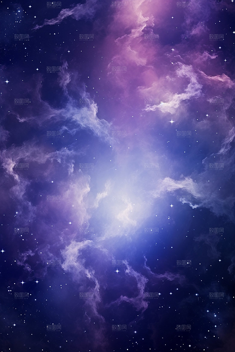 宇宙星空灿烂唯美素材