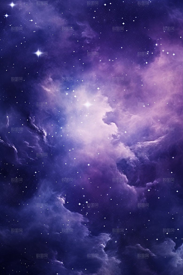 宇宙星空灿烂未来素材