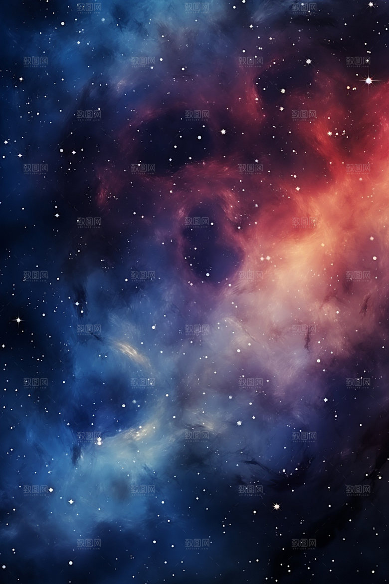 宇宙星空夜空唯美素材