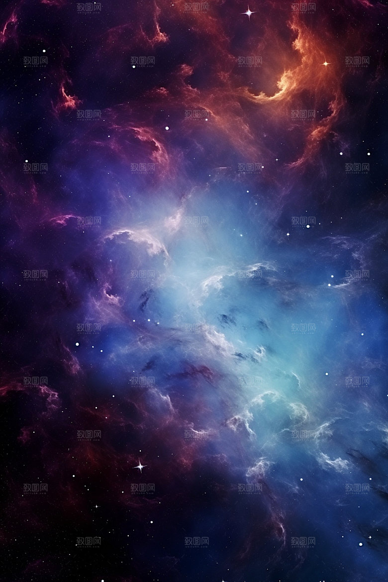 宇宙星空星云唯美素材