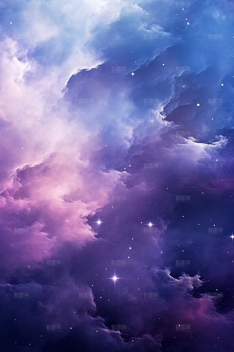 宇宙星空高清灿烂素材