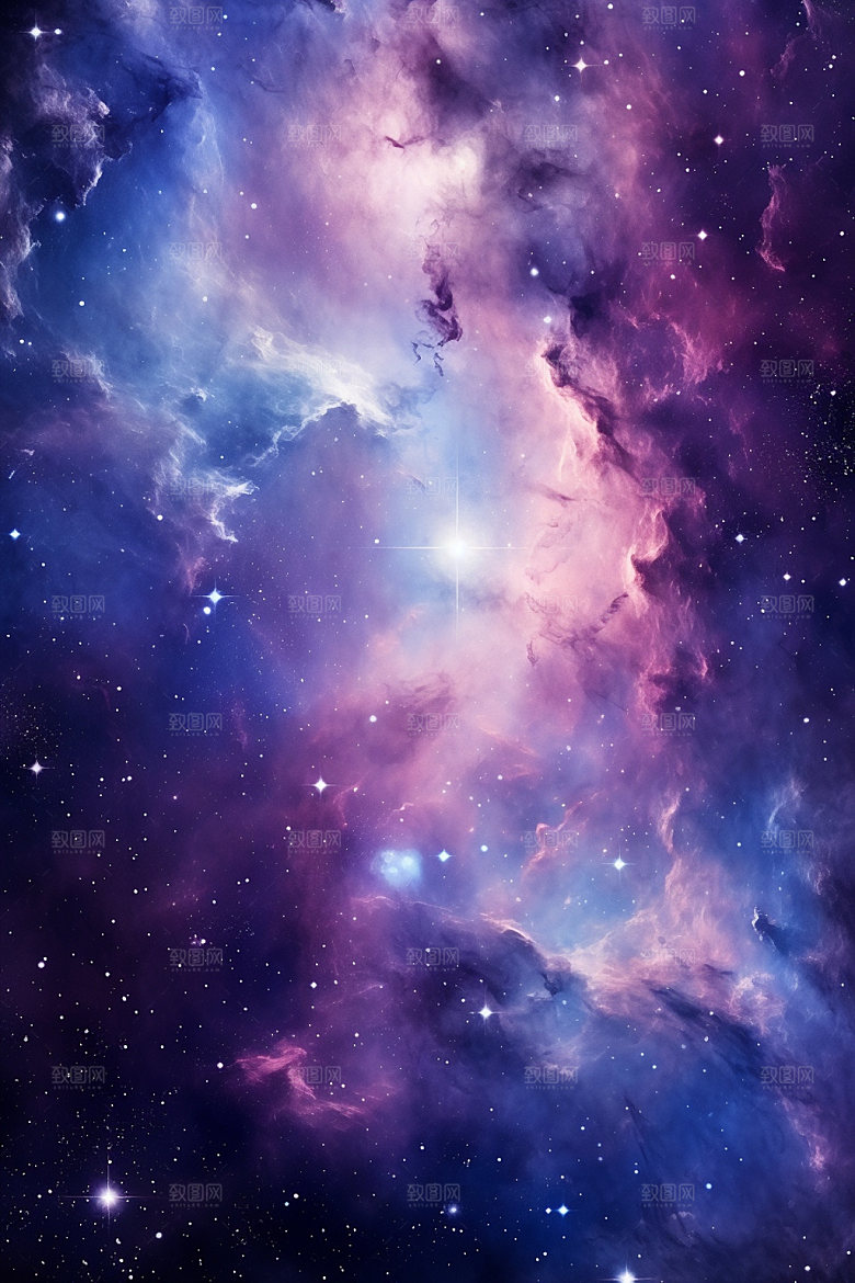 宇宙星空灿烂浪漫素材
