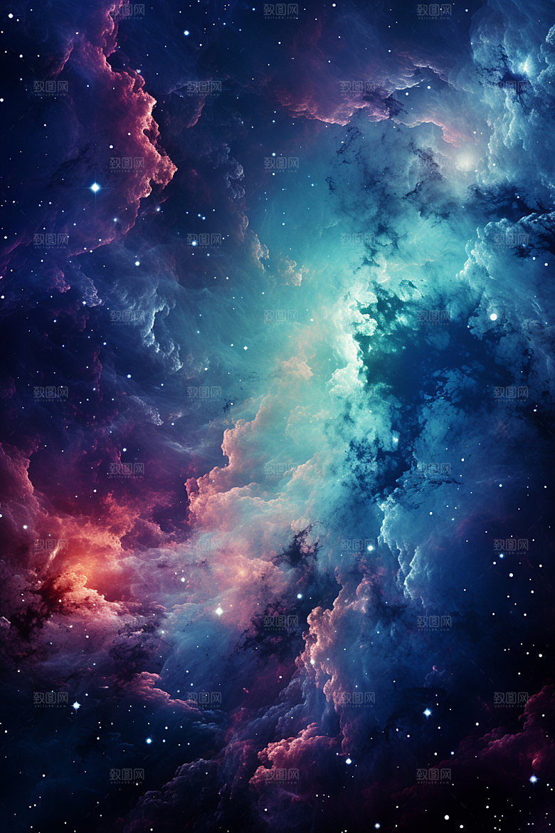 宇宙星空浪漫夜空素材