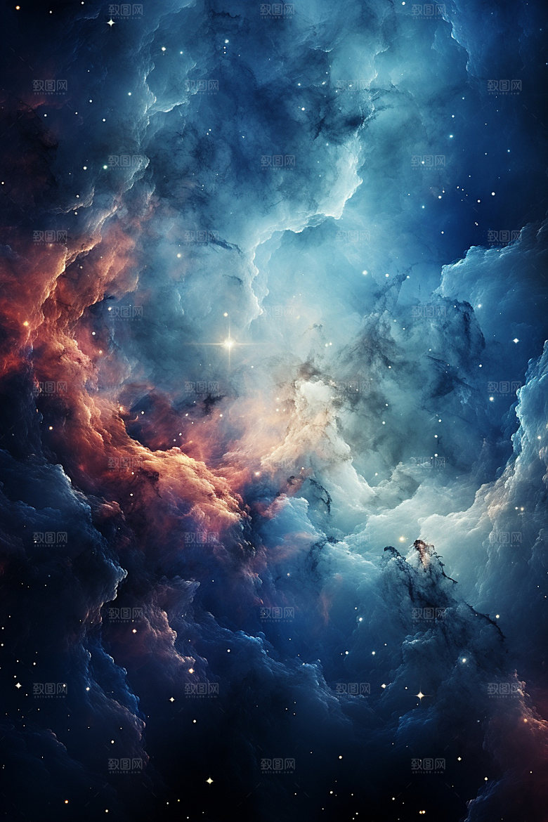 宇宙星空灿烂高清素材